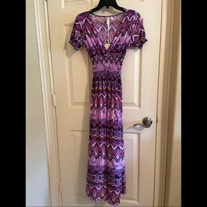 Cristinalove Patterned Long Maxi Boho Dress